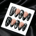 Press-On Nail Set Galaxy Design Reusable & Easy Application