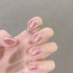 Press-On Nail Set Gel-Like Gloss Up To Two Weeks