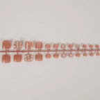 Press-On Nail Set Gem-Accented Multiple Sizes