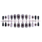 Press-On Nail Set Geometric & Polka Dot Multiple Sizes