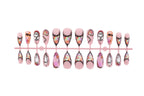 Press-On Nail Set Ghost & Pumpkin Designs