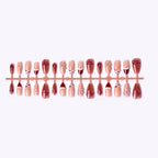 Press-On Nail Set Gift-Themed High-Shine & Reusable