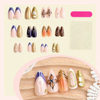 Press-On Nail Set Glamorous Designs & Easy Application