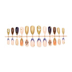 Press-On Nail Set Glamorous Designs & Easy Application