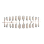 Press-On Nail Set Glitter Accent Peel-And-Stick Multiple Sizes
