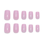 Press-On Nail Set Glitter Acrylic Self-Adhesive Set of 24