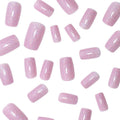 Press-On Nail Set Glitter Acrylic Self-Adhesive Set of 24