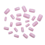 Press-On Nail Set Glitter Acrylic Self-Adhesive Set of 24