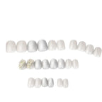 Press-On Nail Set Glitter Butterfly Reusable Set of 24
