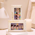 Press-On Nail Set Glitter Embellished Easy Application