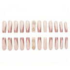 Press-On Nail Set Glitter Finish Comfortable Fit