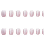 Press-On Nail Set Glitter Finish Peel & Press