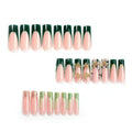 Press-On Nail Set Glitter & Floral Easy Application