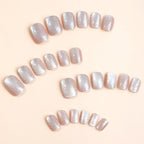 Press-On Nail Set Glitter High-Gloss Adhesive Tabs