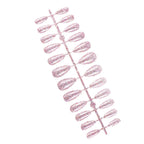 Press-On Nail Set Glitter Peel-And-Stick Reusable