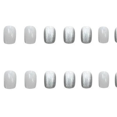 Press-On Nail Set Glitter Peel-On Multiple Sizes