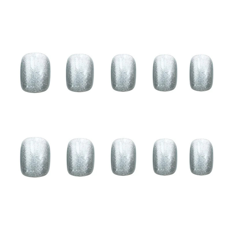 Press-On Nail Set Glitter Peel-On Multiple Sizes