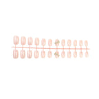 Press-On Nail Set Glitter & Rhinestones Quick Application