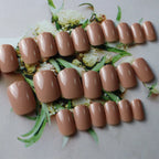 Press-On Nail Set Glossy Adhesive Tabs Multiple Sizes