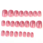 Press-On Nail Set Glossy Adhesive Tabs Multiple Sizes