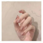 Press-On Nail Set Glossy Adhesive Tabs Multiple Sizes