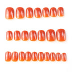 Press-On Nail Set Glossy Easy Application & Reusable