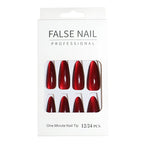 Press-On Nail Set Glossy Finish 30-Piece