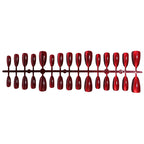 Press-On Nail Set Glossy Finish 30-Piece