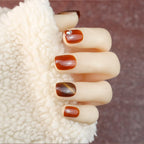 Press-On Nail Set Glossy Finish No Glue