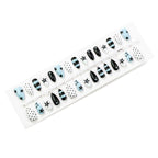 Press-On Nail Set Glossy Gel Finish 24 Pieces