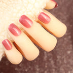 Press-On Nail Set Glossy Gel Finish Multiple Sizes