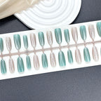 Press-On Nail Set Glossy Gradient Peel & Stick Multiple Sizes