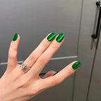 Press-On Nail Set Glossy High-Shine Adhesive Tabs