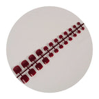 Press-On Nail Set Glossy High-Shine Multiple Sizes