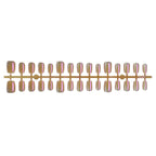 Press-On Nail Set Glossy High-Shine Self-Adhesive & Reusable