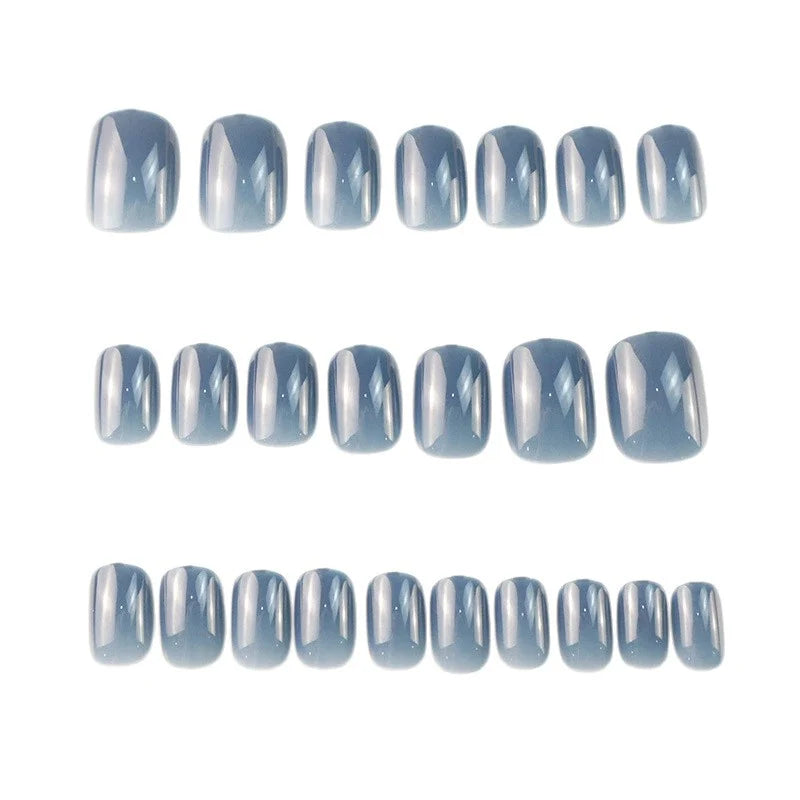 Press-On Nail Set Glossy Long-Lasting Easy Apply