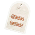 Press-On Nail Set Glossy Ombre Easy & Reusable