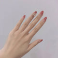 Press-On Nail Set Glossy Ombre Reusable Easy Application