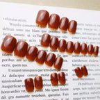 Press-On Nail Set Glossy Reusable & Chip-Resistant