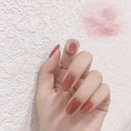 Press-On Nail Set Glossy Reusable Long-Lasting