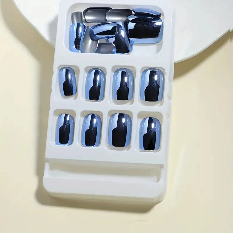 Press-On Nail Set Glossy & Reusable Multiple Sizes