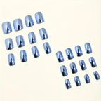 Press-On Nail Set Glossy & Reusable Multiple Sizes