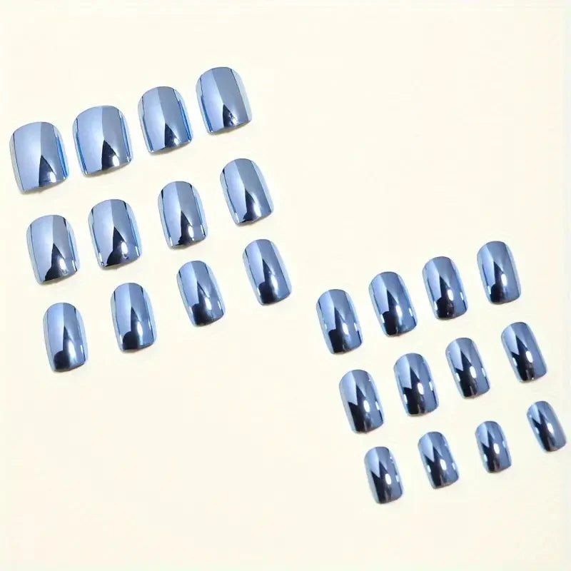Press-On Nail Set Glossy & Reusable Multiple Sizes
