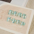 Press-On Nail Set Glossy Reusable Multiple Sizes