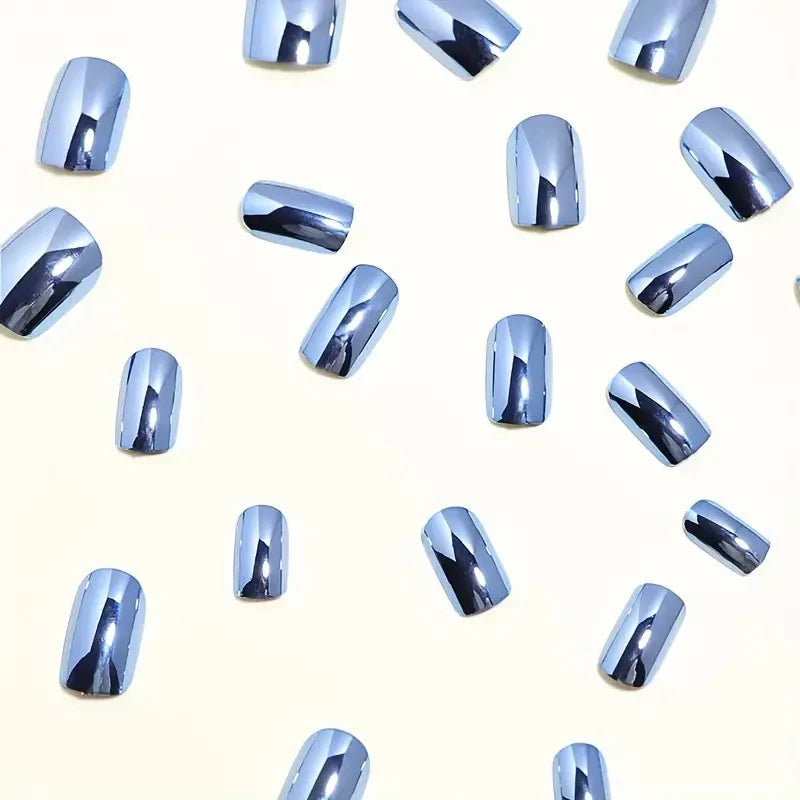 Press-On Nail Set Glossy & Reusable Multiple Sizes
