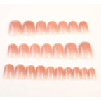 Press-On Nail Set Glossy Reusable Salon-Quality