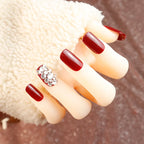 Press-On Nail Set Glossy Salon Finish Chip-Resistant
