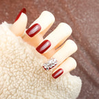 Press-On Nail Set Glossy Salon Finish Chip-Resistant