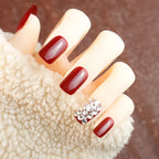 Press-On Nail Set Glossy Salon Finish Chip-Resistant