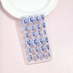 Press-On Nail Set Glossy Self-Adhesive Long-Lasting Set of 24